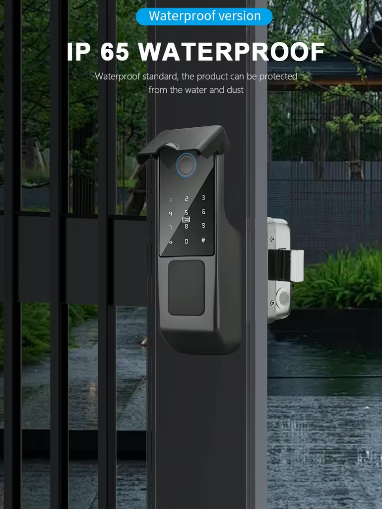 LXN3-Waterproof Tuya Wifi Outdoor Smart Lock